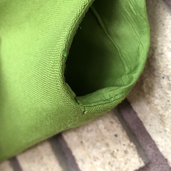 Vintage Style Olive Linen Blend Shift Dress - Chetta B - Size 10 - Midi Dress - Picture 11 of 15